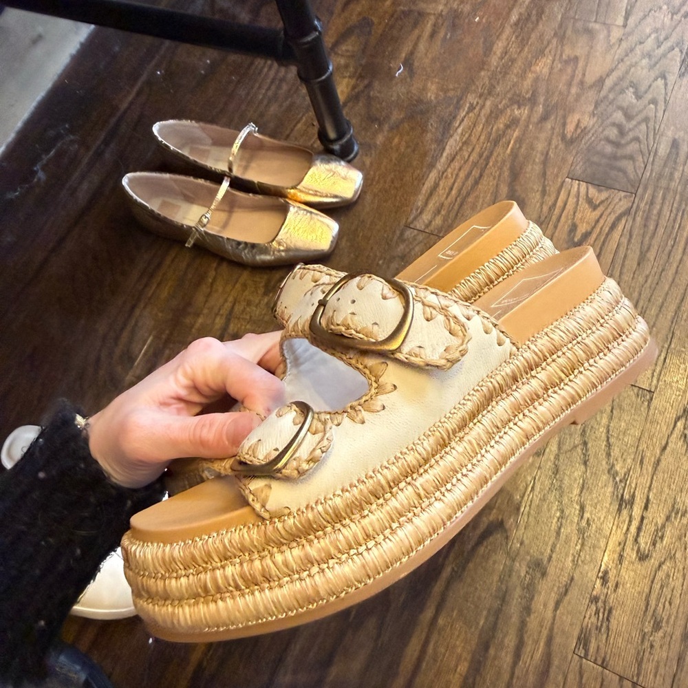 Dolce Vita Tan Platform Sandals